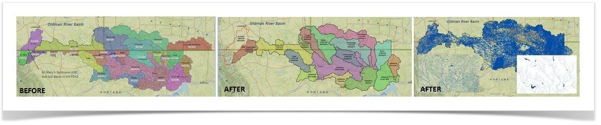 Oldman River Basin and SMM River Basin