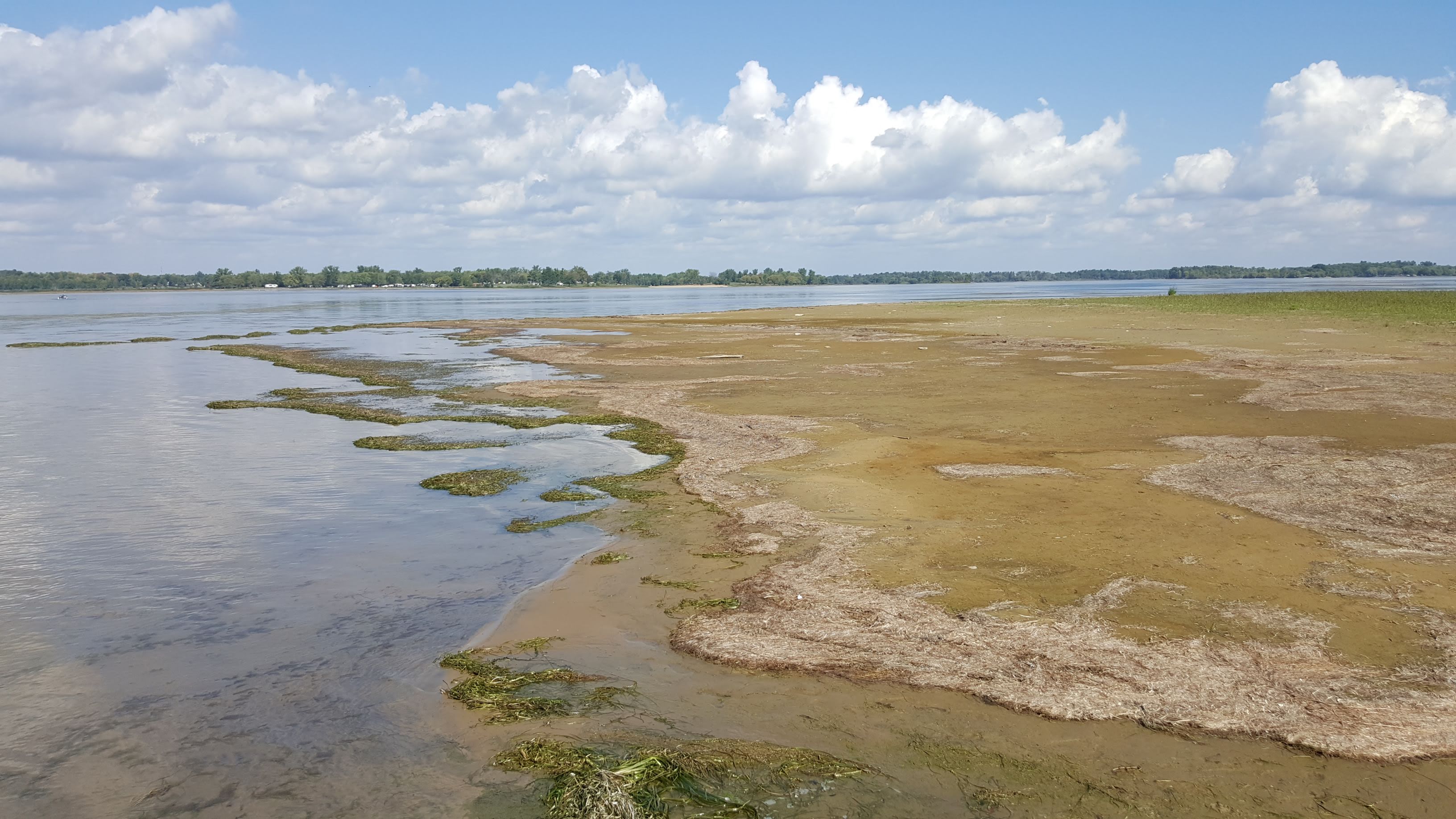 Lake St. Lawrence at Croil Island near Massena, New York, 16 September 2018 (source:  International Lake Ontario – St. Lawrence River Board)
