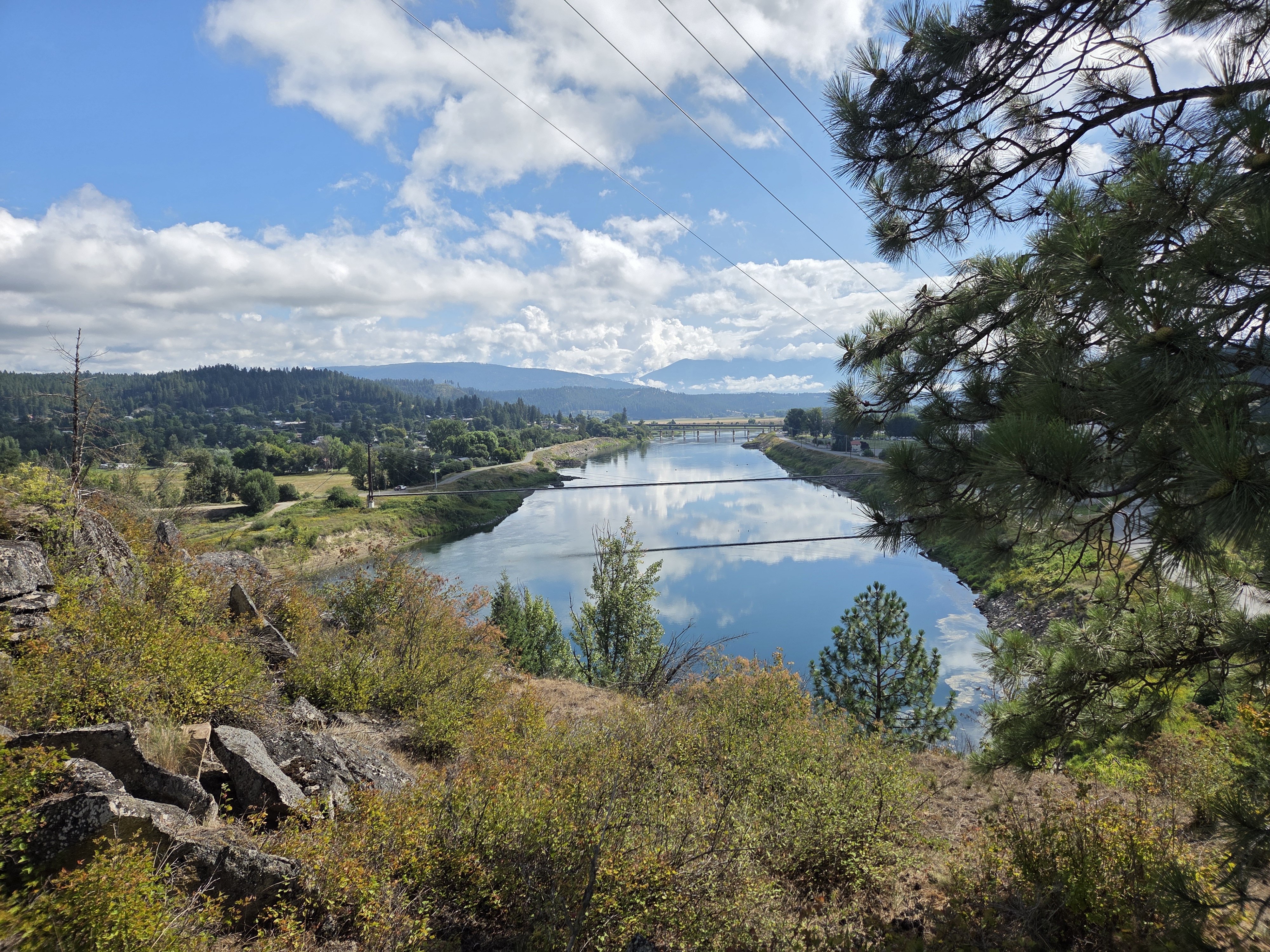  View of the Kootenai/y River in ʔaq̓anqmi (near Bonners Ferry, ID). Credit: IJC