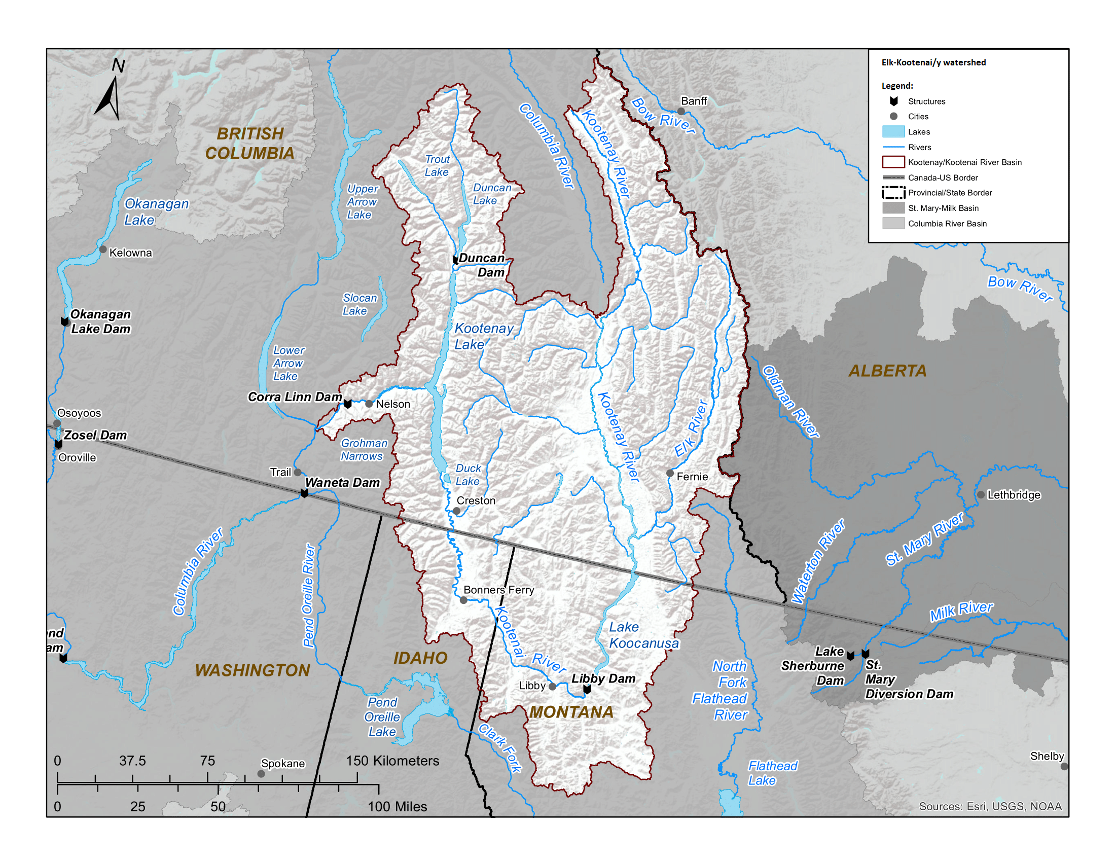 Image of the Elk-Kootenai/y Watershed