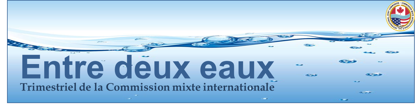 Logo du bulletin d'information de la CMI intitulé Entre deux eaux