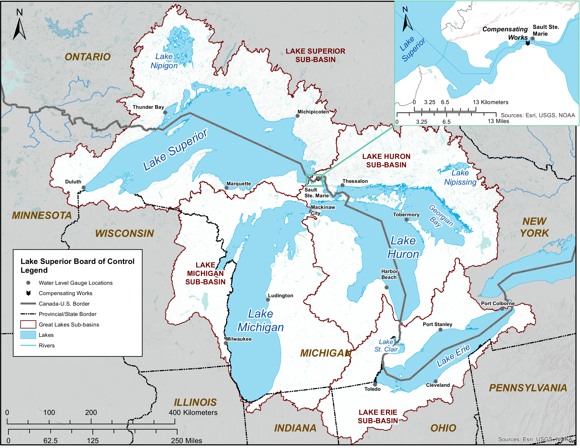 Lake Superior Map