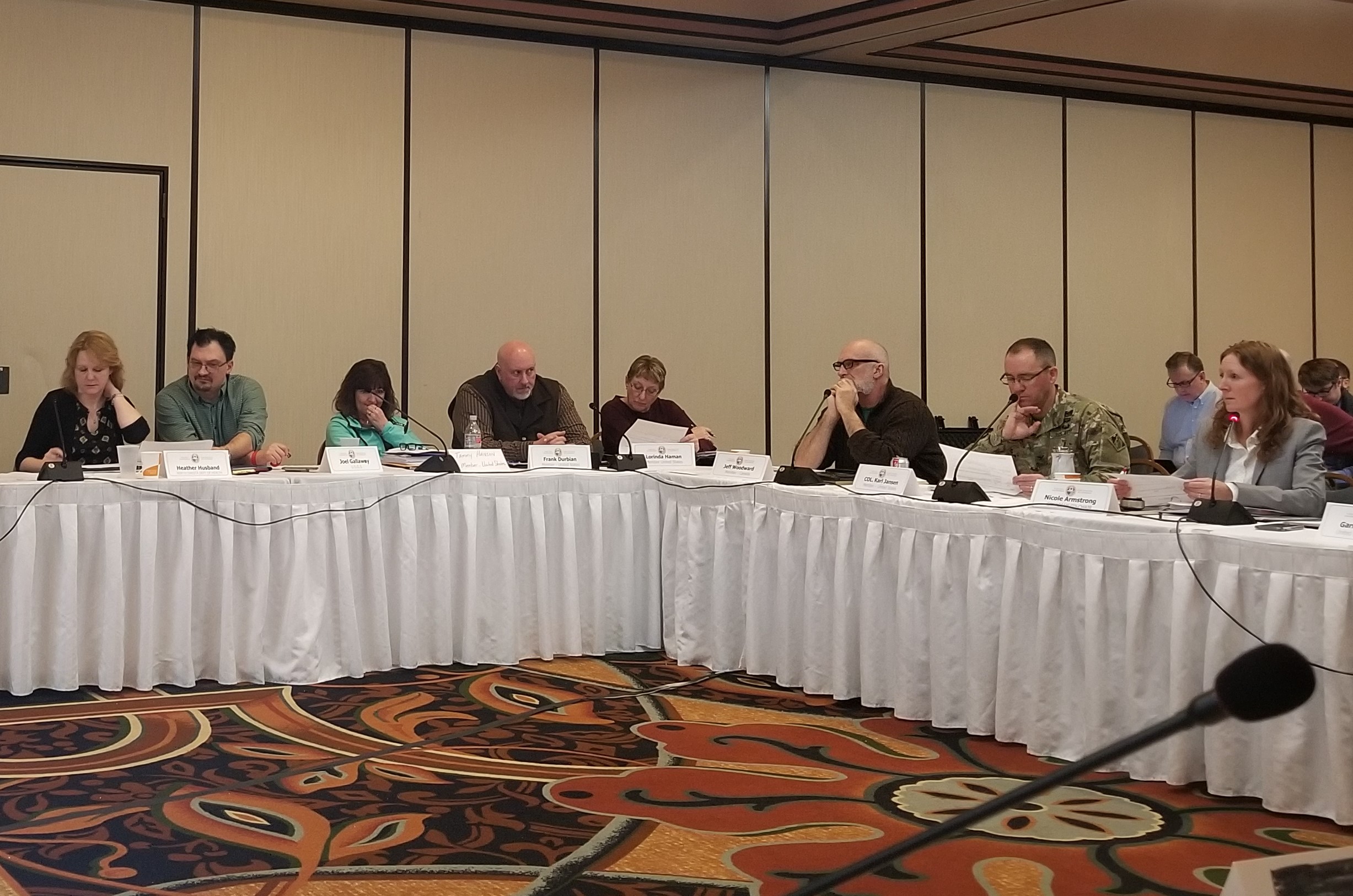 ISRB Meeting February 20, 2020 at the Clarion Hotel in Minot, ND