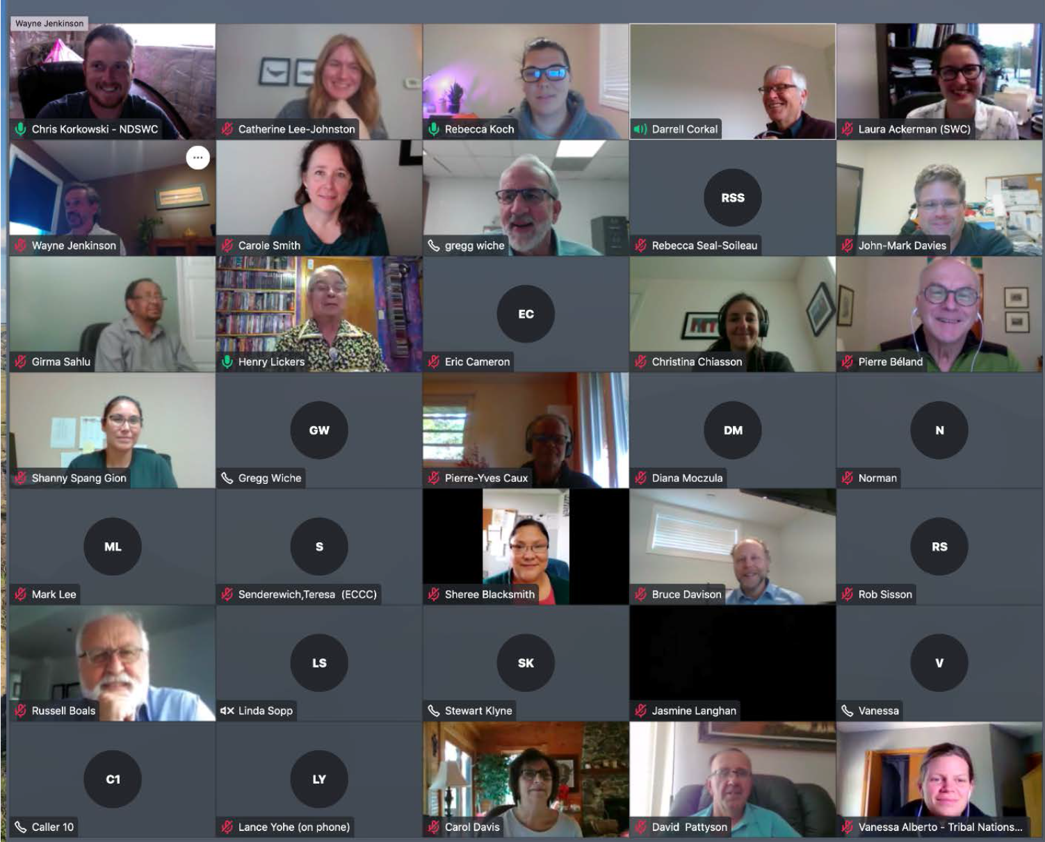 Screenshot of Indigenous Workshop