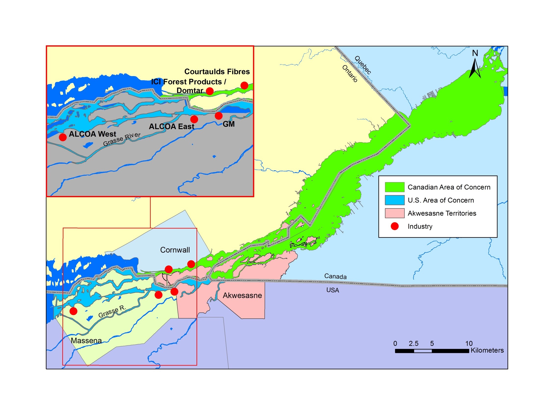 Canadian St. Lawrence River Area of Concern