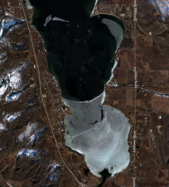 osoyoos lake february 2020 sentinel 2