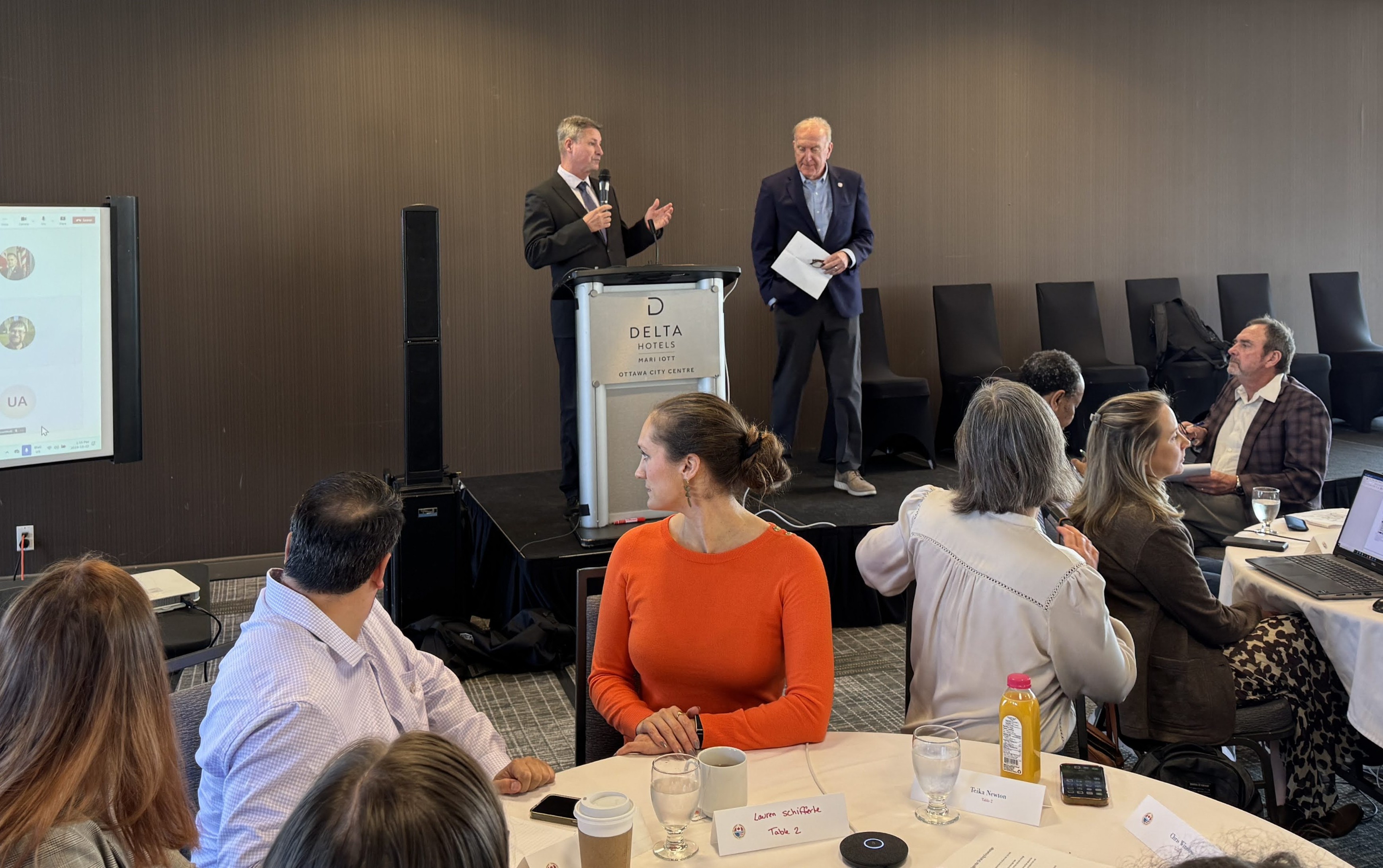 baril acker climate change workshop with boards 2024