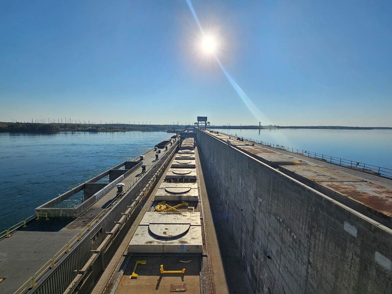 long shot moses saunders dam