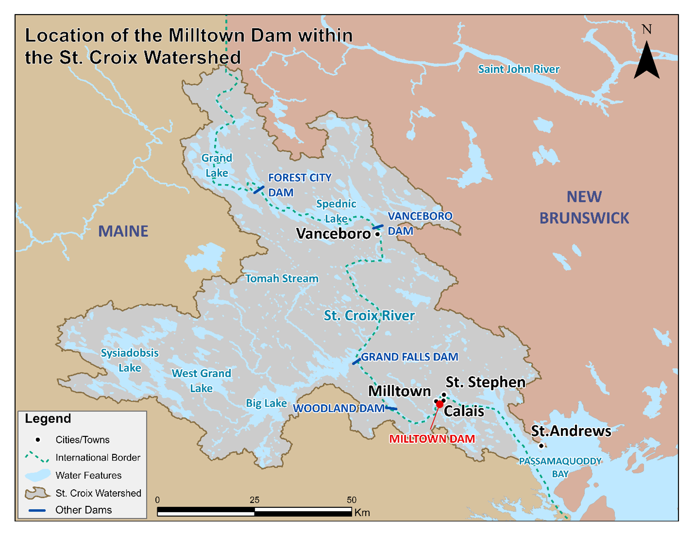 milltown dam map