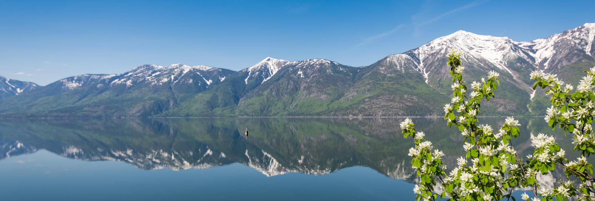 Kootenay Lake in British Columbia, Canada