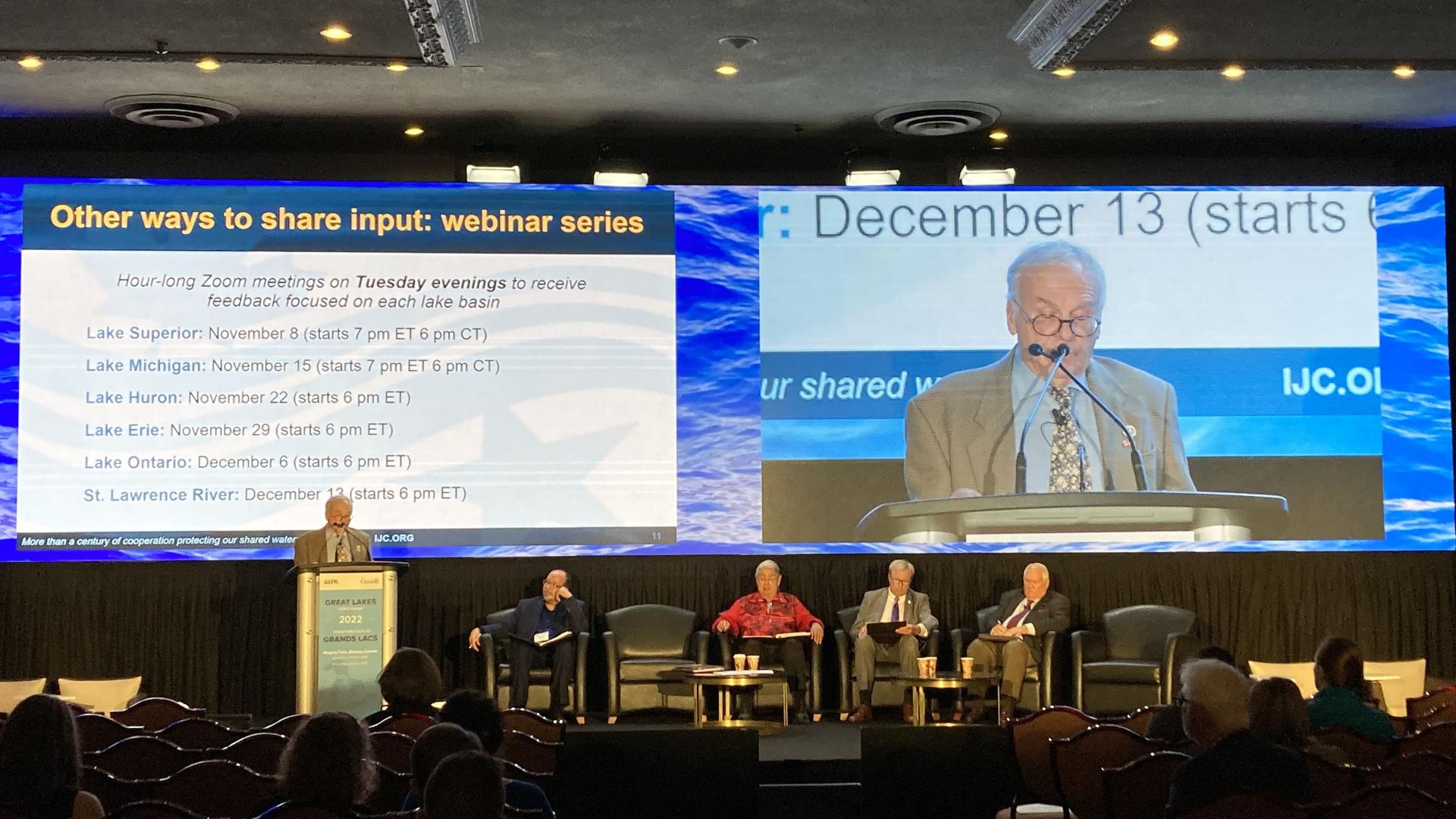 beland listening sessions great lakes public forum