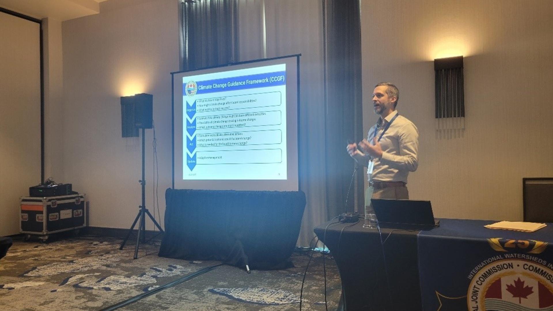 adam greeley discusses climate change framework awra