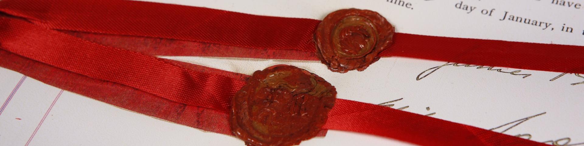 image of the page of the Boundary Waters Treaty