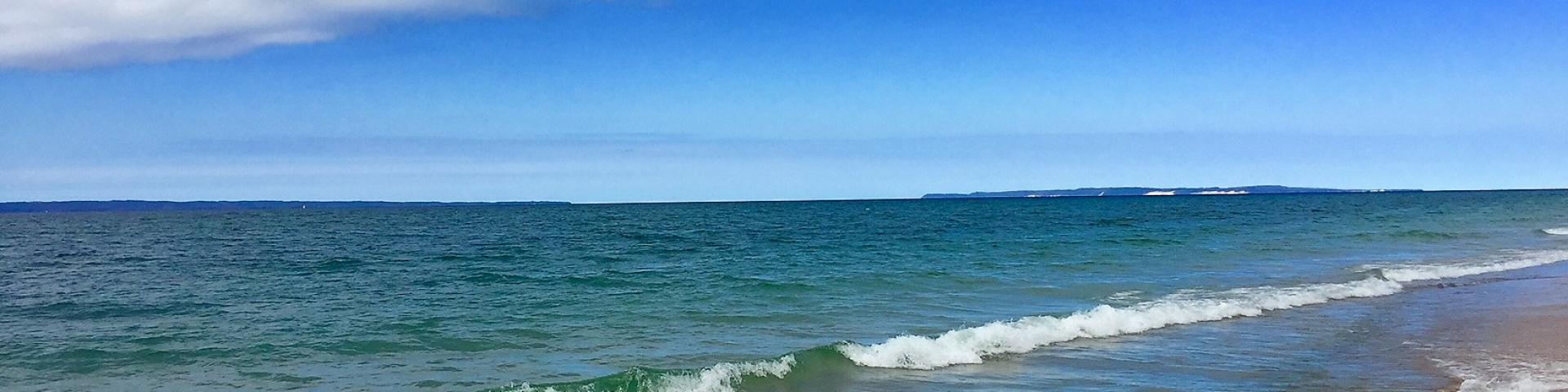 Lake Michigan and the Manitou Islands