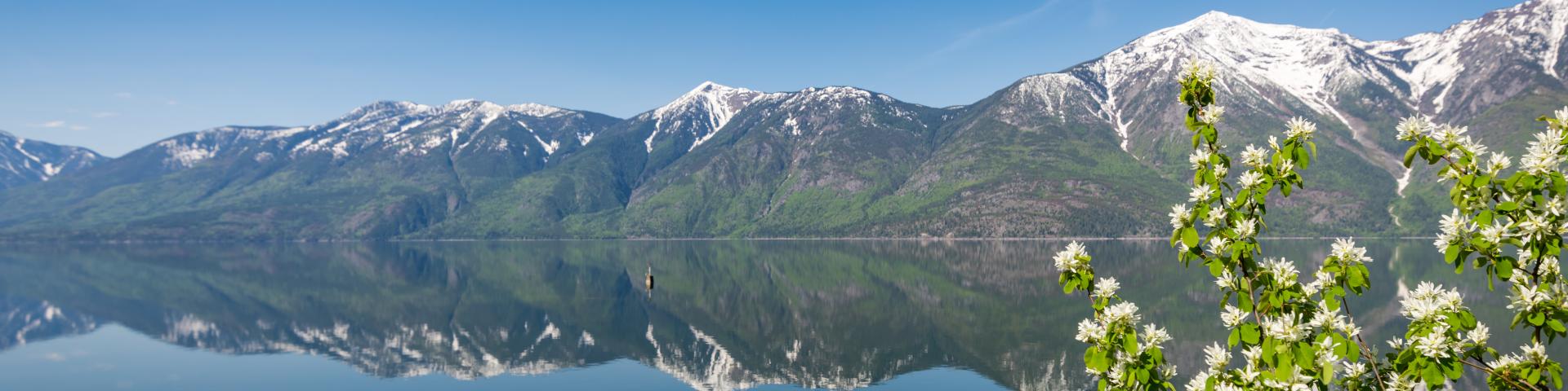 Kootenay Lake in British Columbia, Canada