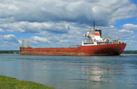 Picture of a Great Lakes shipper
