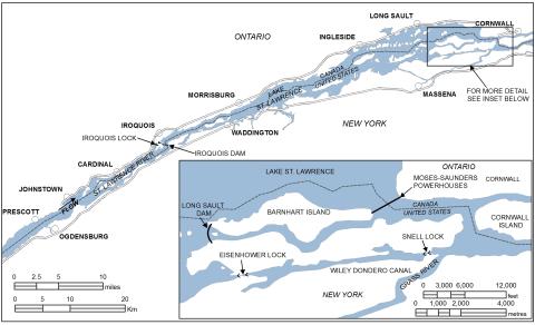 St Lawrence River Map
