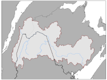 Icon map of the St. John River watershed